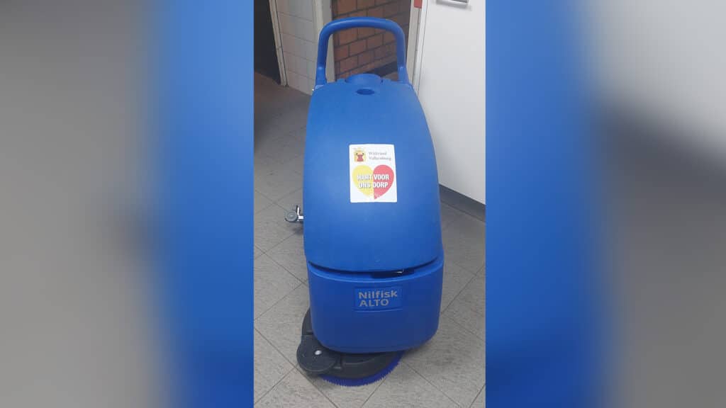 Schoonmaakmachine van de Peuk