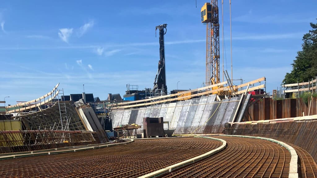 Werkzaamheden aan de N206 ter hoogte van de rotonde richting Wassenaar